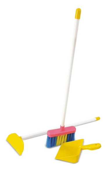 Kit De Limpeza Infantil Vassoura, Rodo E Pá - Nig Brinquedos 1