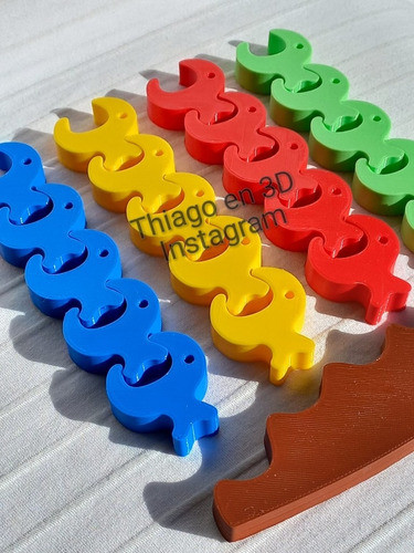 Peces Equilibristas Balance, Juego Ingenio. Juego De Mesa 3d 1