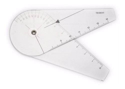 15 Goniômetro Pequeno De Dedo P/ortopedia Articular 14cm Pvc 0