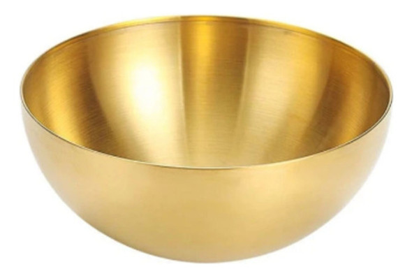 Bowl De Acero Inoxidable Dorado De 20 Cms Ensaladera Premium 1