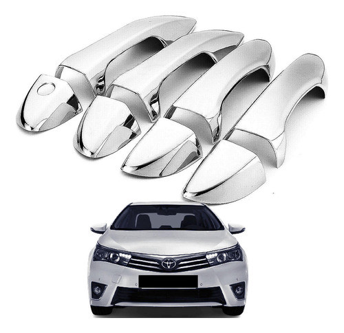 Corolla 2014+ Cubre Manijas Cromadas Inalterabl Tuningchrome 0