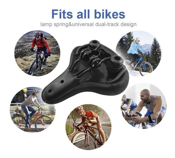 Asiento Bicicleta Bluewind Confortable Memory Foam Wat -91wv 1