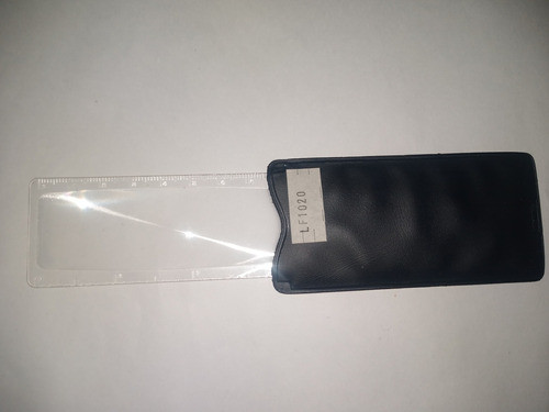 Lupa De Fresnel Con Regla De 8 Cm Con Estuche Lf1020 0