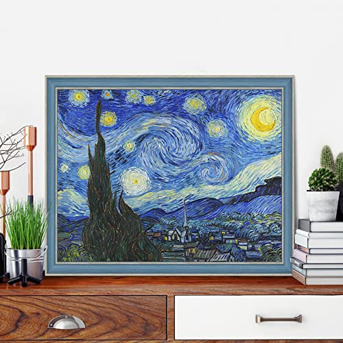Kit Pintura Por Numero 4 Cuadros De Van Gogh 30x40 1