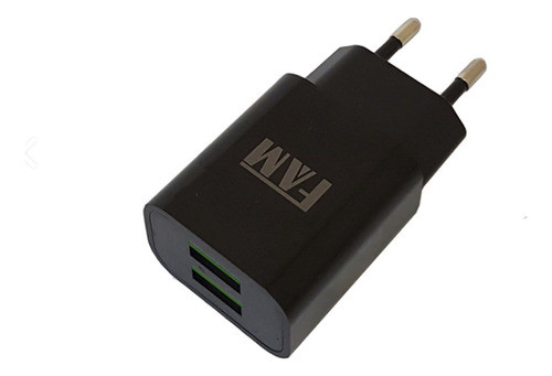 Carregador Tomada 2 Usb 2.4a Pt Fca-t225 Fam 0