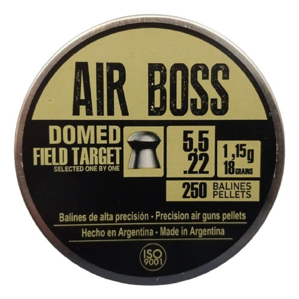 Balines Apolo Domed Field Target Lata Cal.5.5mm X 250 Unidad 0