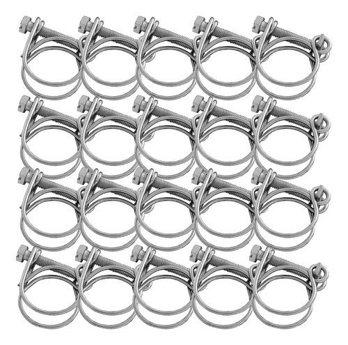 Abrazadera Manguera Alambre  2 Galva 52 - 58 Mm Pack X 20u 0