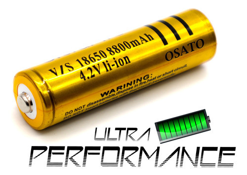 2 Baterias Recarregável 18650 6800mah 3.7v Lanterna Tática 1