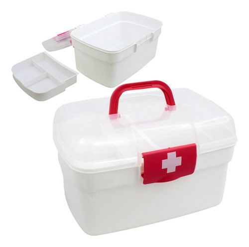 Caixa Maleta P/ Kit Primeiros Socorros Pequena Medicamentos 0