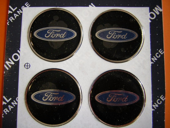 Ford - Juego Logos Llantas 55 Mm Diámetro X 4 1