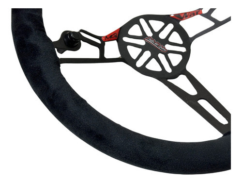 Volante Mq Pro Part War Grip + Kit Arandelas Anodizadas 1