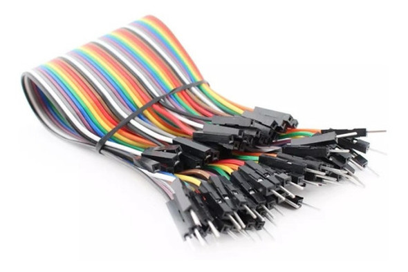 Pack 40 Cables Macho Hembra 10cm Dupont Arduino Protoboard 0