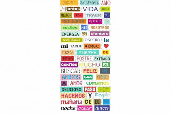 Imanes Para Heladera Palabras Recortables | Vinilo Design 1
