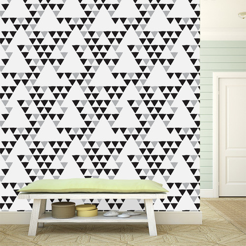Papel De Parede Adesivo - Triângulos - Abstrato - 322ppa 0