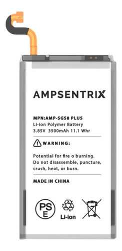 Bateria Ampsentrix Premium Compatible Samsung S8 Plus G955 1