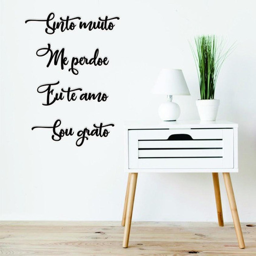 Ho Oponopono 58x82cm Em Mdf - Lettering Aplique De Parede 1