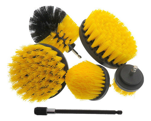 Kit De Escova De Limpeza Elétrica De 6 Peças, Escova De Limp 0