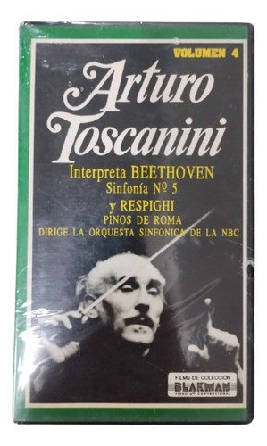 Sinfonía N° 5 Beethoven Arturo Toscanini Vhs Original 0