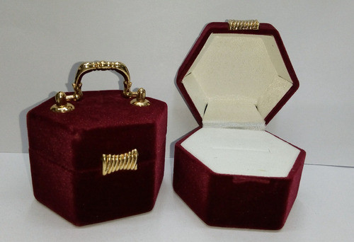 X6 Exhibidor Anillos Terciopelo  Estuche Pana 1