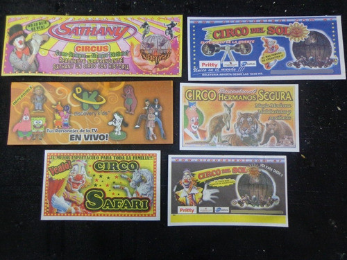 Lote De 24 Volantes De Circos Infantiles 1