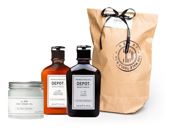 Bolsa Depot, Acond. 201, Gel 304, Shampoo 104 Para Canas 0