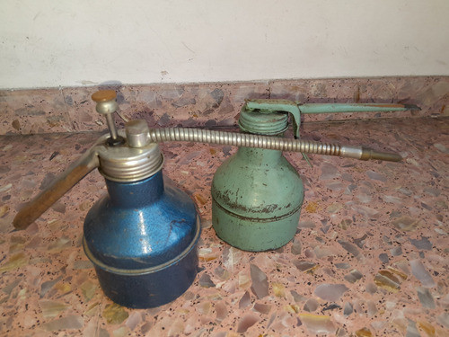 Antiguas Aceiteras Manuales X 2 0