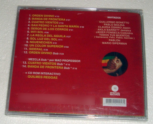 Alberto Kuselman Spiritual Reggae Band Andino Cd Kktus 1