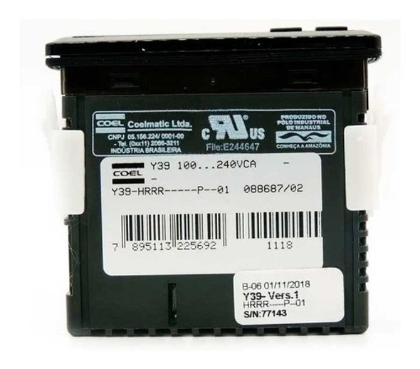 Controlador P Cervejeiras Balcão Câmara Frigorifica Coel Y39 1