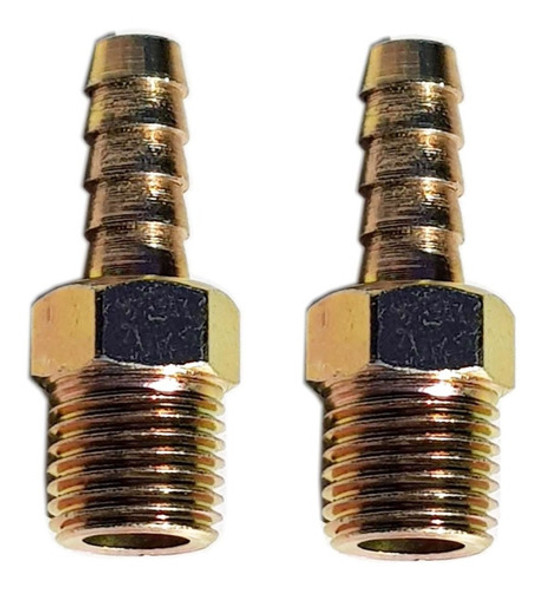 Set De 2 Pernos Enchufe De 6mm Rosca De 1/4  Compresor Aire 0