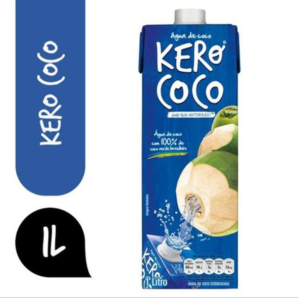 Agua De Coco Kerococo Tp 1 Litro - Kit Com 4 0