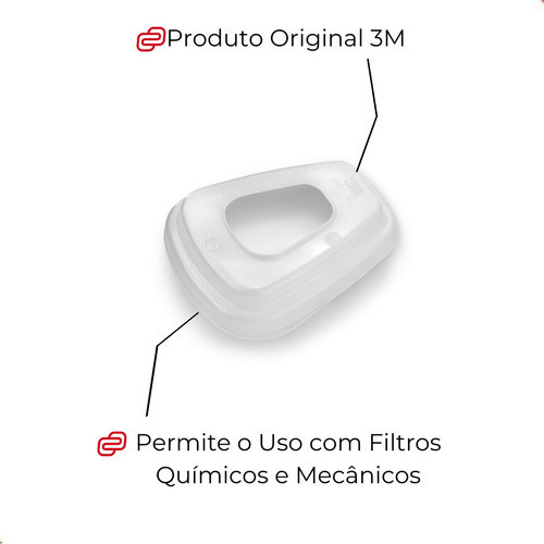Retentor 3m Para Filtros 5n11 De Respiradores Máscaras Und 1