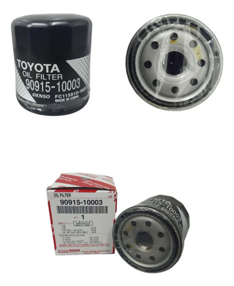 Filtro De Aceite Toyota Corolla Etios Yaris Original Toyota 0