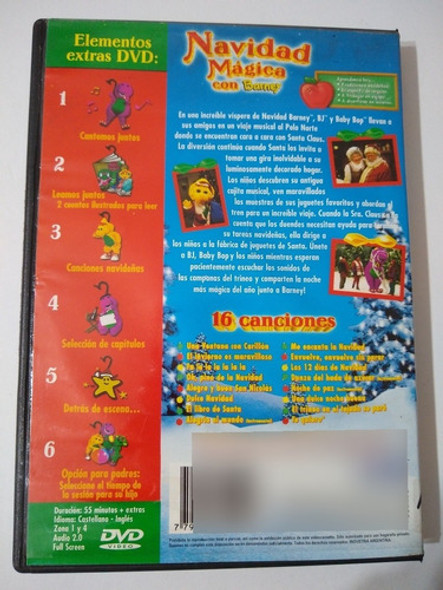 Dvd - Navidad Mágica Con Barney - Original 1
