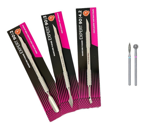 Kit Repujador Palito Naranjo + Dos Fresas Diamantadas 30%off 0