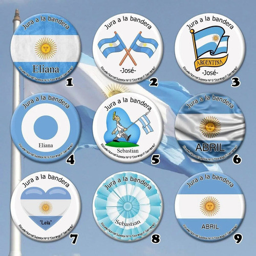 Pin Prendedor Jura A La Bandera 44mm X36 1