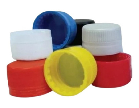 Tapas Plásticas Para Botellas C/rosca Y Precinto 28mm X300 U 0