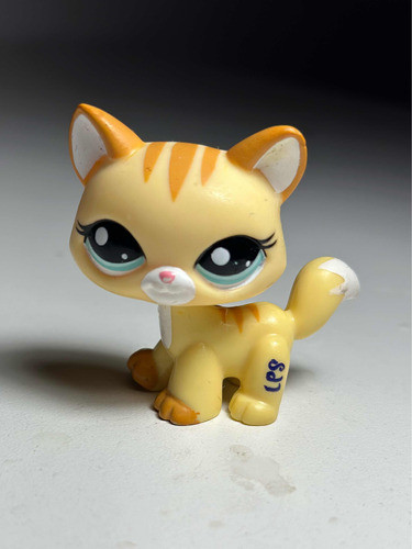 Little Pet Shop (primera Edición) Gato Amarillo 0