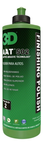 3d Aat 502 Finishing Polish - Compuesto/ Pulidor Paso 2. 0