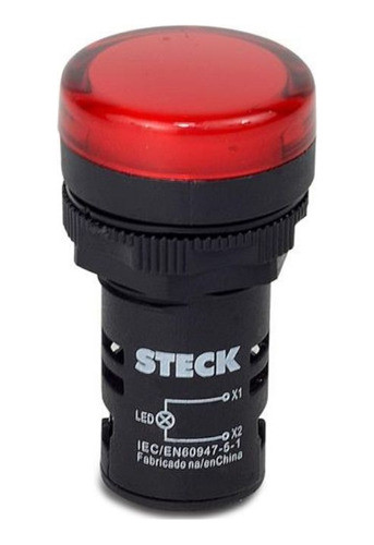 Led Rojo 380v Ac Slds3801 Steck 0