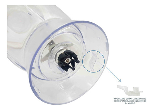 Vaso Jarra Licuadora Phillips Hr1774 1