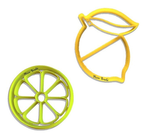 Kit Cítrico X2 Cortante Masa Galleta Fondant Lima Limon 0