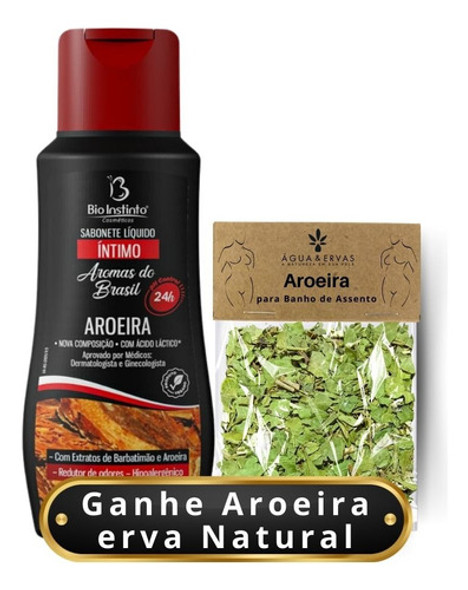 Sabonete De Aroeira Líquido Íntimo Feminino Reduz Odor 0