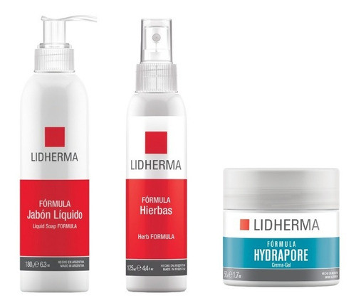 Rutina Skincare Cremas Lidherma Para Piel Grasa Mixta Kit 0