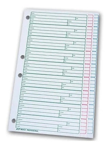 Refil De Papel Para Agenda Profissional C/30 Fls Acp 501 0