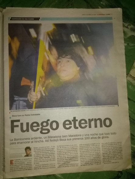 Diario Clarin Deportivo * 100 Años De Boca * Maradona - 2005 1
