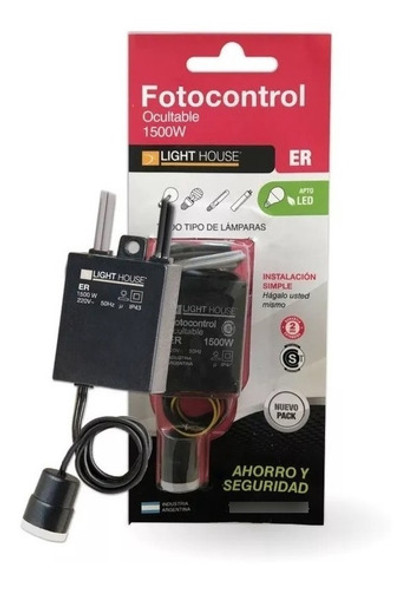Fotocontrol Fotocelula Ocultable 4 Cables Er Linghthouse 0