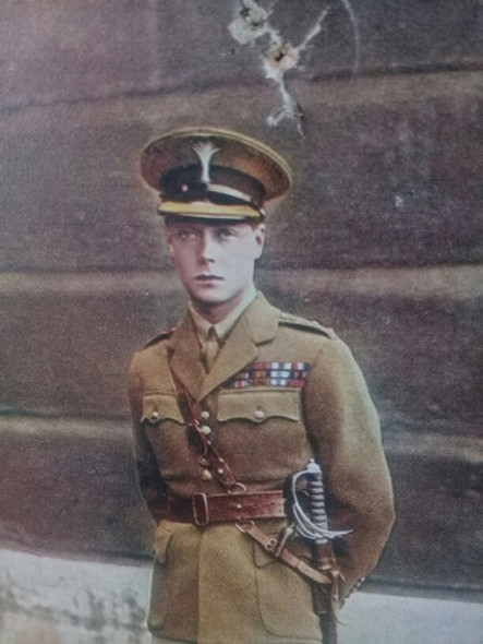 Antigua Postal El Principe De Gales 0