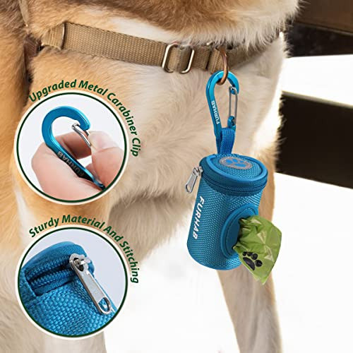 Dispensador De Bolsas De Basura Para Perro Con Gancho Sky Bl 1