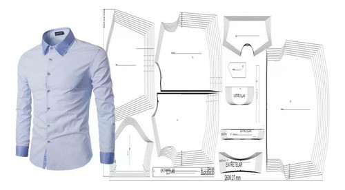 Camisa Social Masculina Slim (pp Ao G4) 1