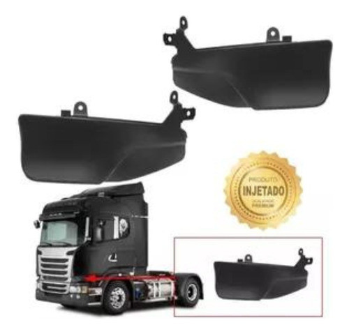 Par Acabamento Defletor Coluna Scania R 2014/2018 Streamline 1